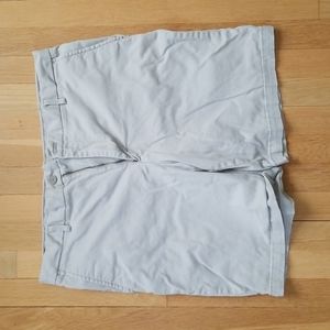 Men's izod flat front khaki shorts